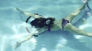 Pool Logo Girl Diving