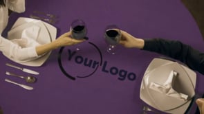 Restaurant Couple Table Logo